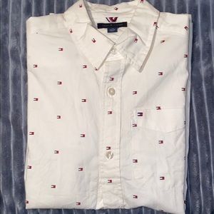 Tommy Hilfiger Logo Button Down 100% cotton Shirt